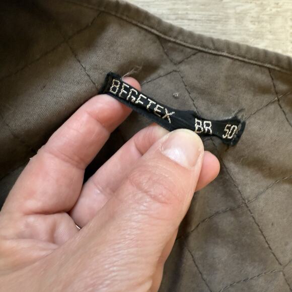 Begetex Vest VTG Brown With Denim Pockets Sz 50 - Picture 4 of 5